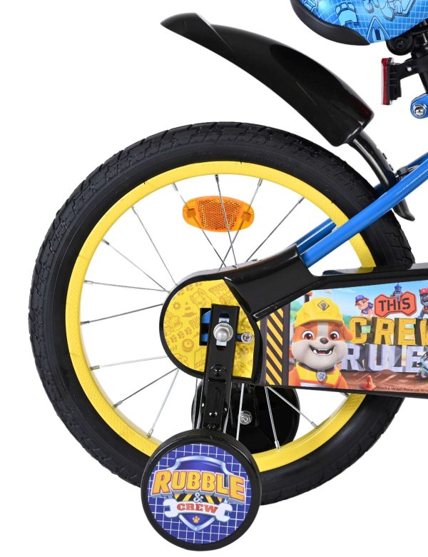 Rubble & Crew Kinderfiets – Jongens – 16 inch – Blauw