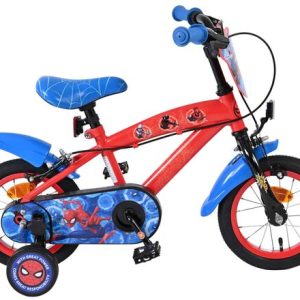 Spider-Man Kinderfiets – Jongens – 12 inch – Blauw/Rood – Twee handremmen