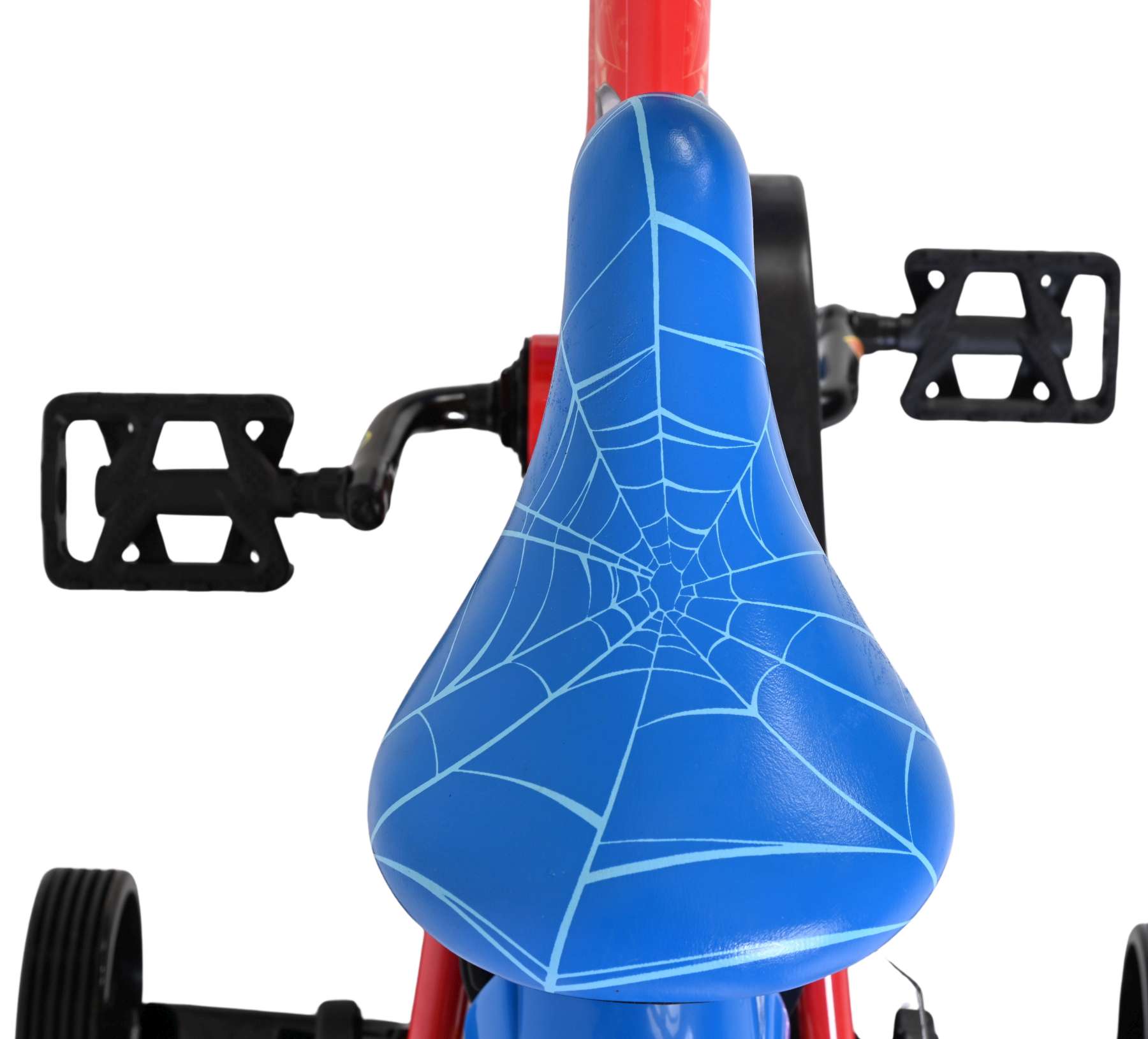 Spider-Man Kinderfiets – Jongens – 12 inch – Blauw/Rood – Twee handremmen Spider-Man Kinderfiets – Jongens – 12 inch – Blauw/Rood – Twee handremmen