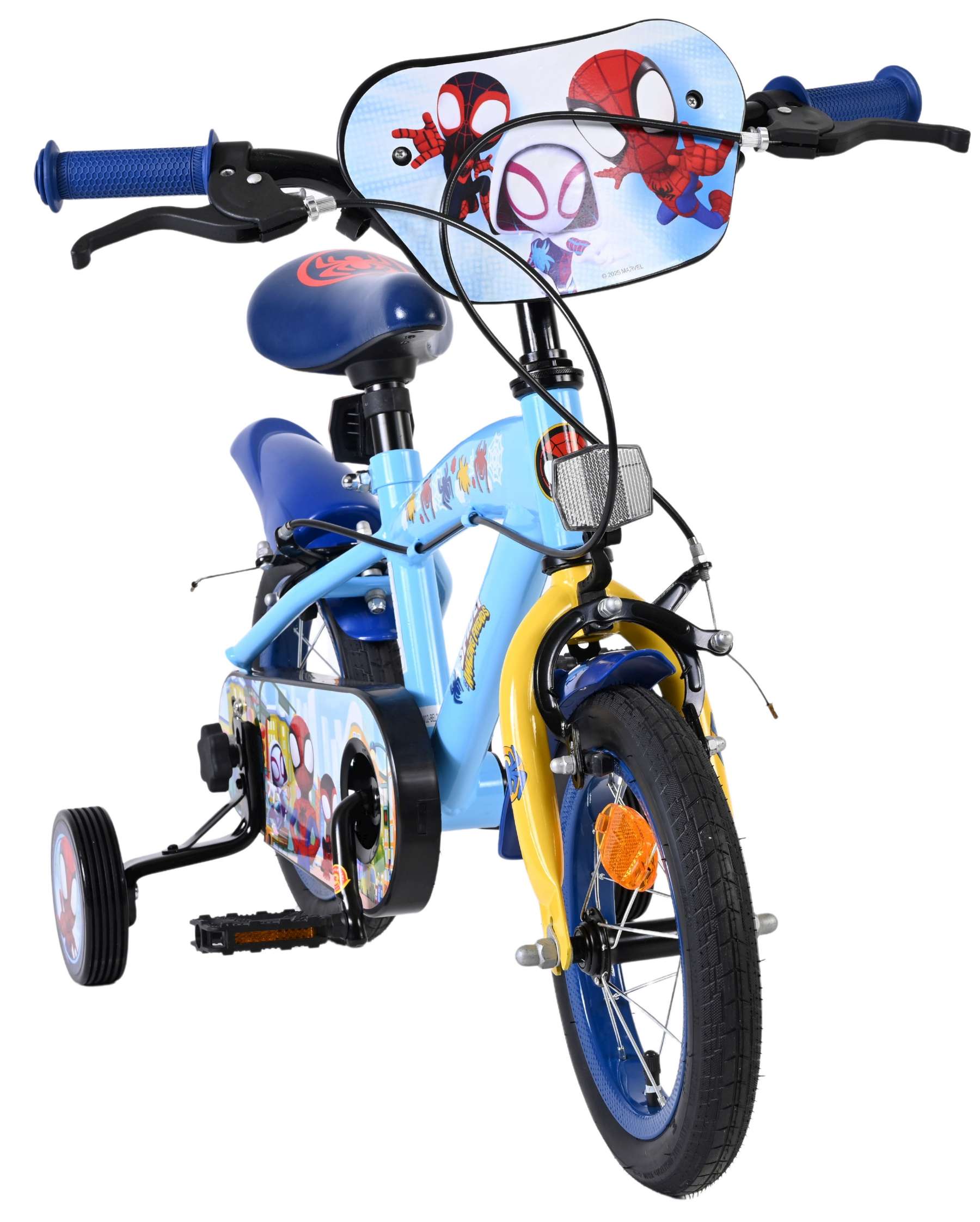 Spidey Kinderfiets – Jongens – 12 inch – Blauw – Twee handremmen Spidey Kinderfiets – Jongens – 12 inch – Blauw – Twee handremmen