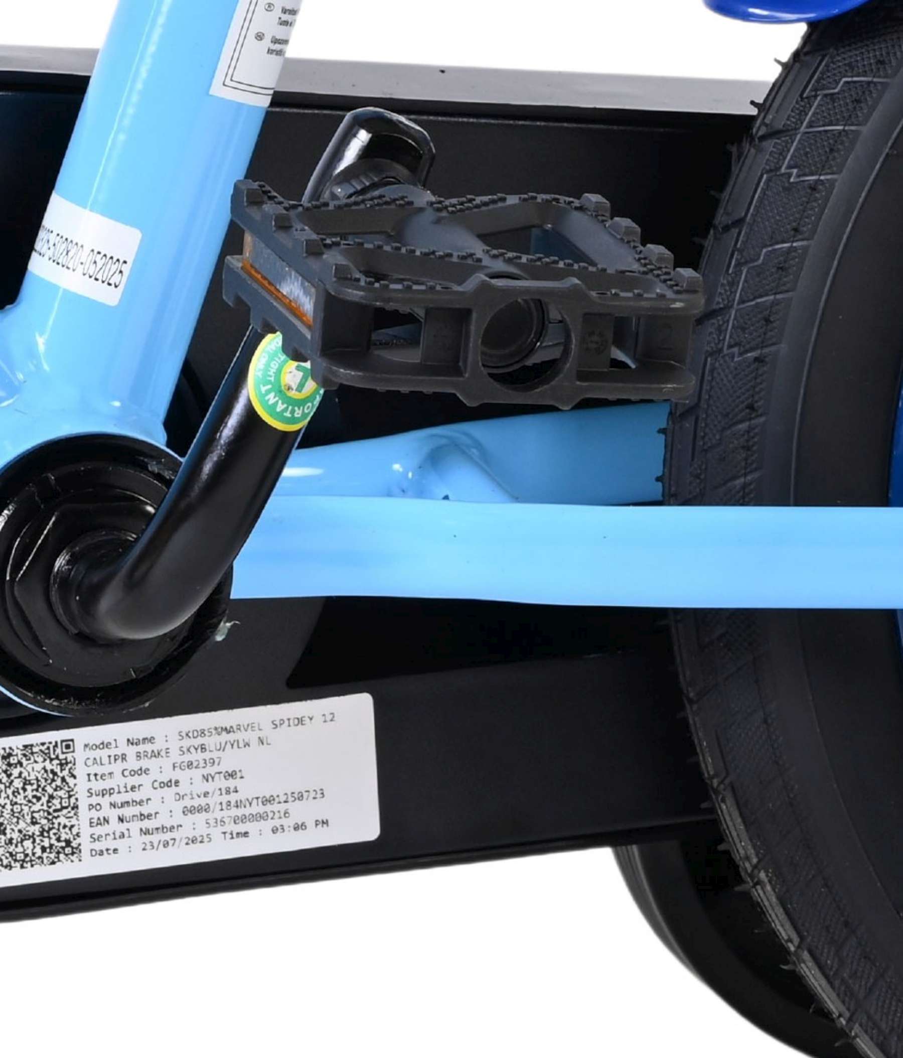 Spidey Kinderfiets – Jongens – 12 inch – Blauw – Twee handremmen Spidey Kinderfiets – Jongens – 12 inch – Blauw – Twee handremmen