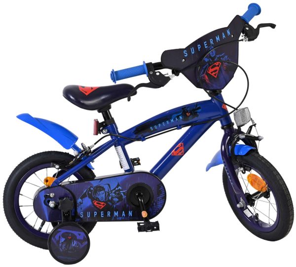 Superman Kinderfiets – Jongens – 12 inch – Blauw – Twee handremmen