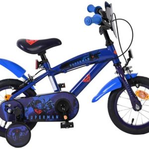 Superman Kinderfiets – Jongens – 12 inch – Blauw – Twee handremmen