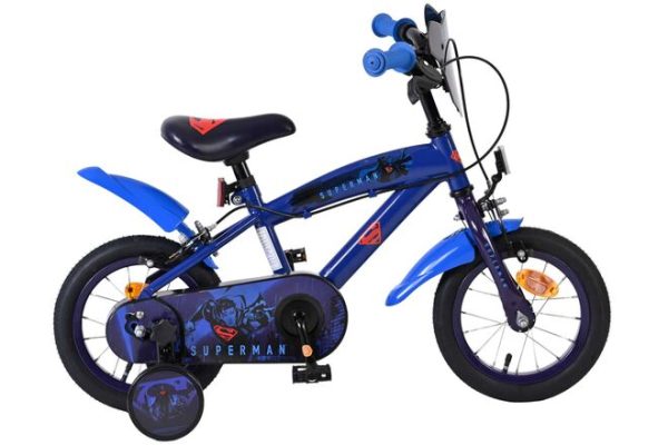 Superman Kinderfiets – Jongens – 12 inch – Blauw – Twee handremmen