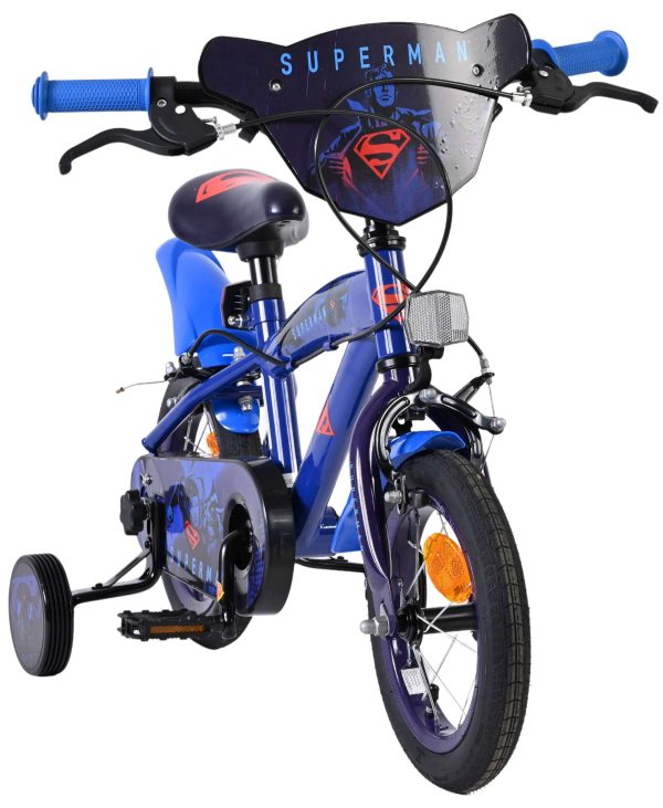 Superman Kinderfiets – Jongens – 12 inch – Blauw – Twee handremmen