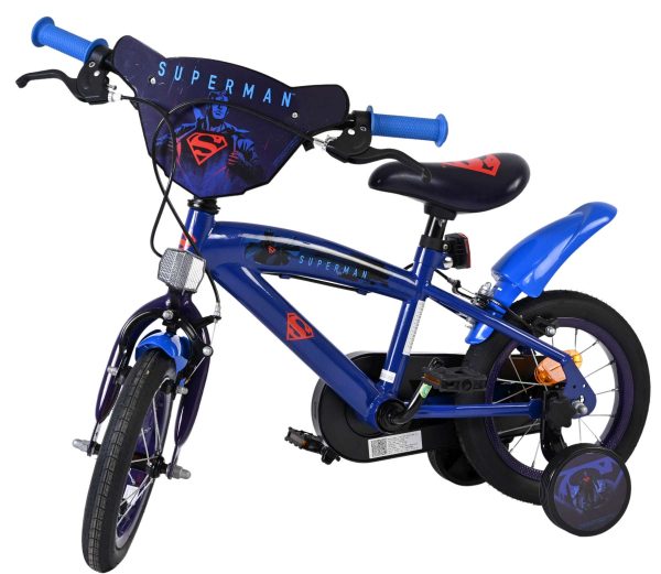 Superman Kinderfiets – Jongens – 12 inch – Blauw – Twee handremmen