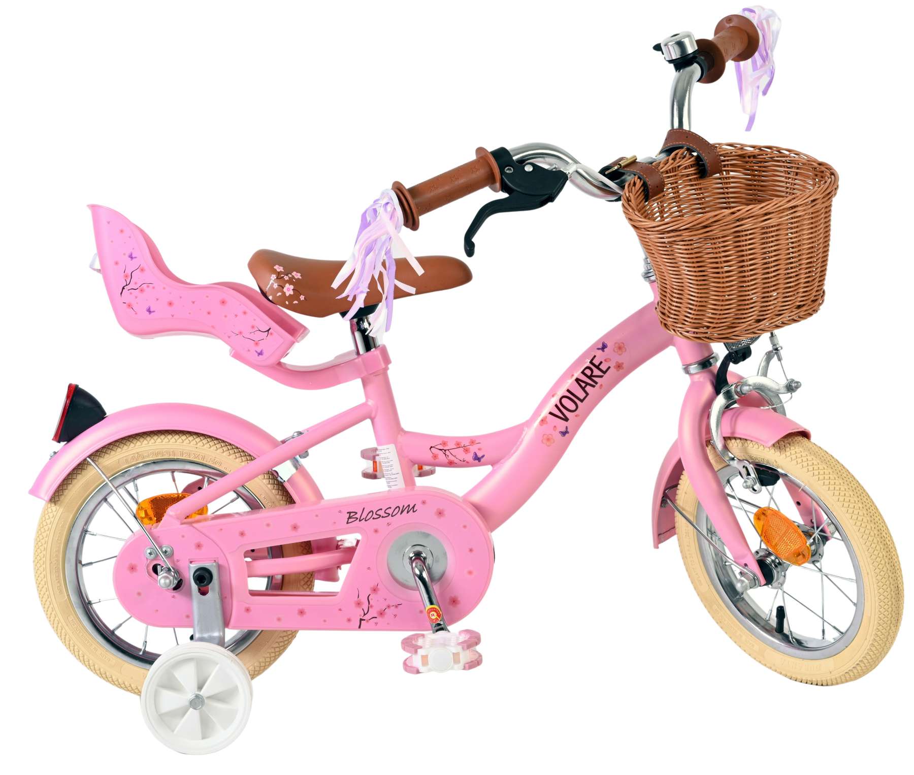 Volare Blossom Kinderfiets – Meisjes – 12 inch – Roze Volare Blossom Kinderfiets – Meisjes – 12 inch – Roze