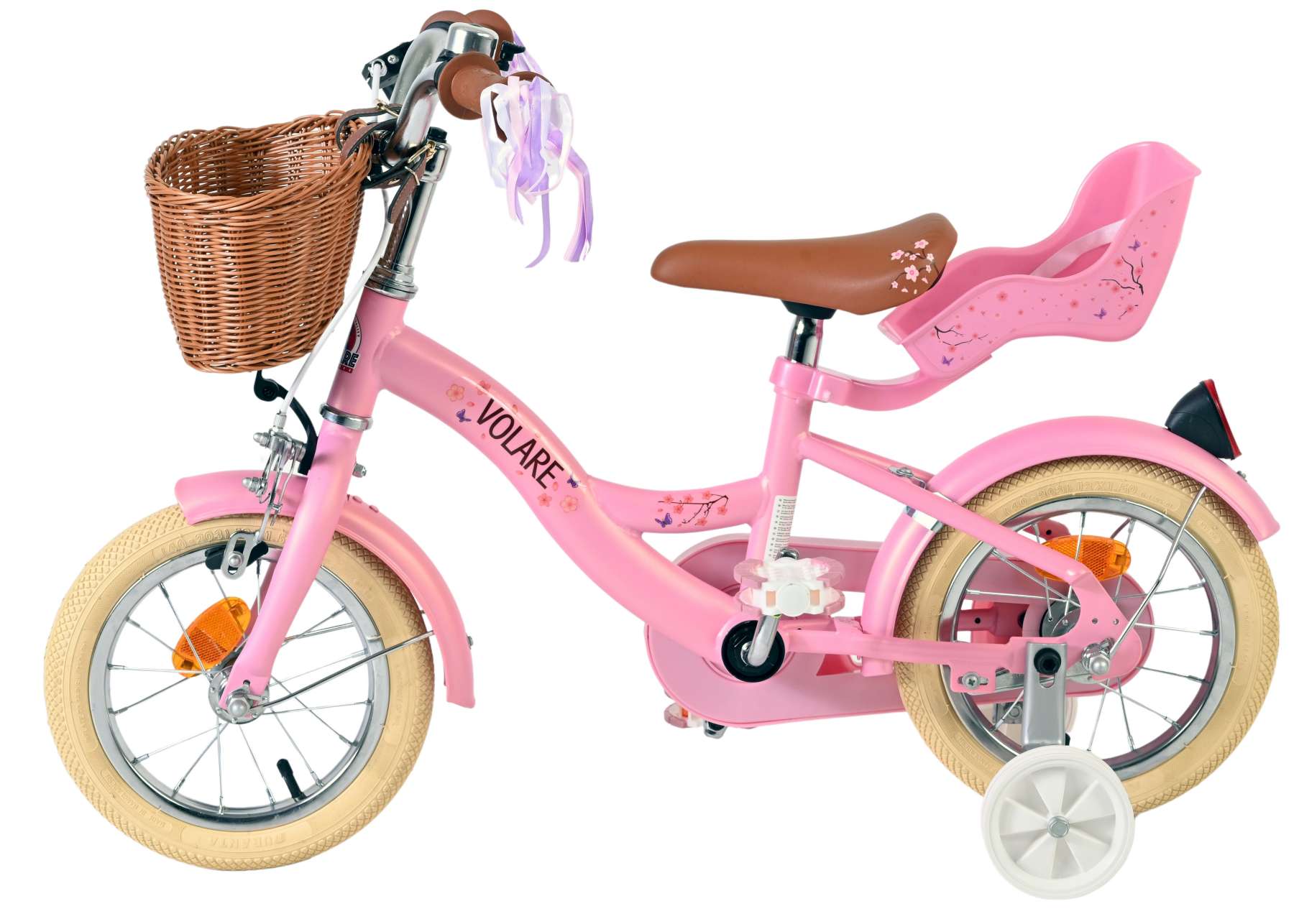 Volare Blossom Kinderfiets – Meisjes – 12 inch – Roze Volare Blossom Kinderfiets – Meisjes – 12 inch – Roze