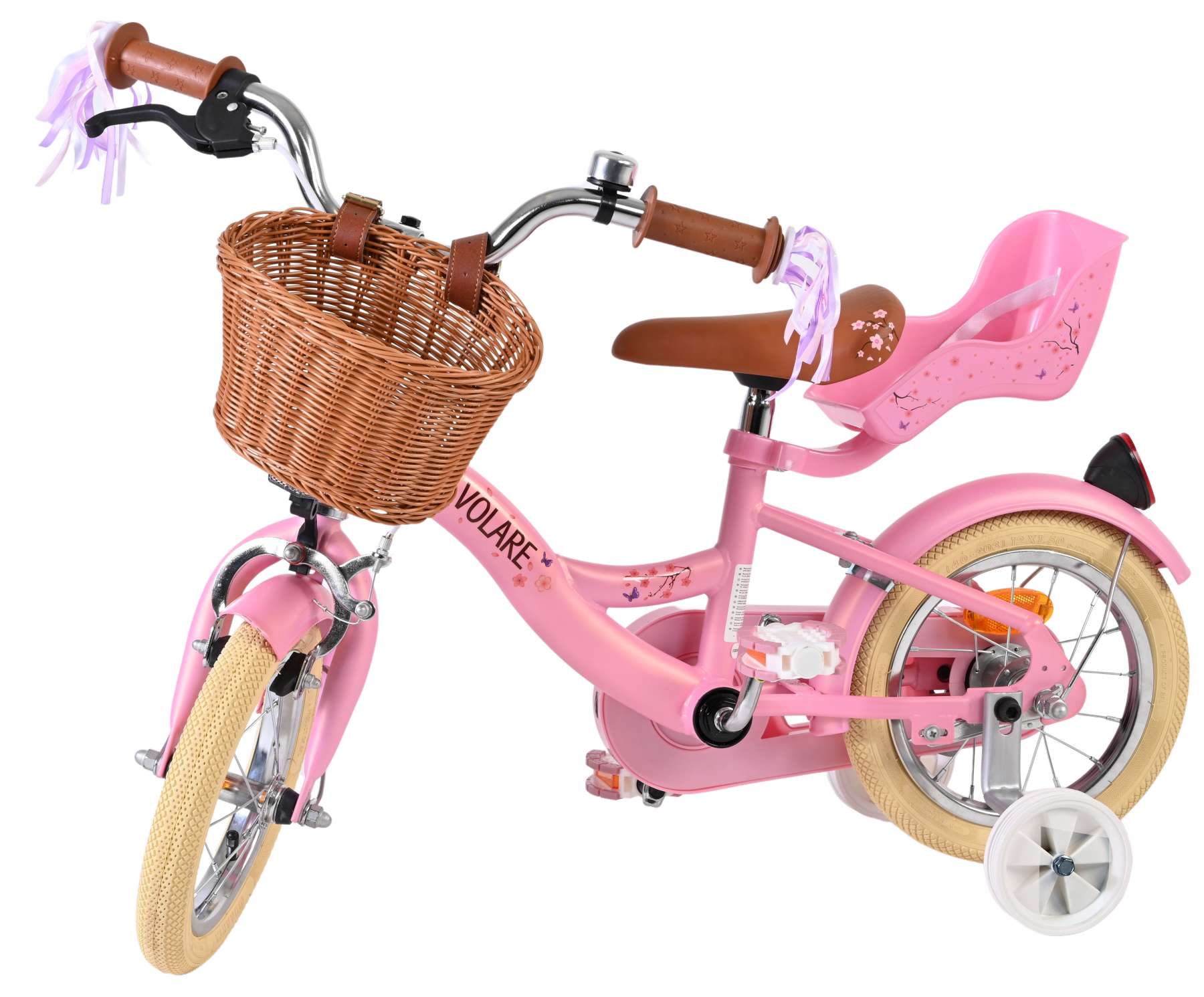 Volare Blossom Kinderfiets – Meisjes – 12 inch – Roze Volare Blossom Kinderfiets – Meisjes – 12 inch – Roze