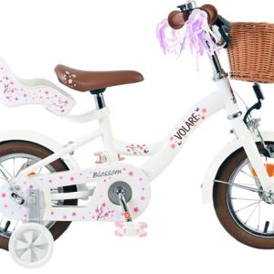 Volare Blossom Kinderfiets – Meisjes – 12 inch – Wit