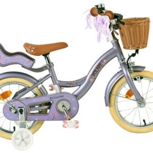Volare Blossom Kinderfiets – Meisjes – 14 inch – Paars