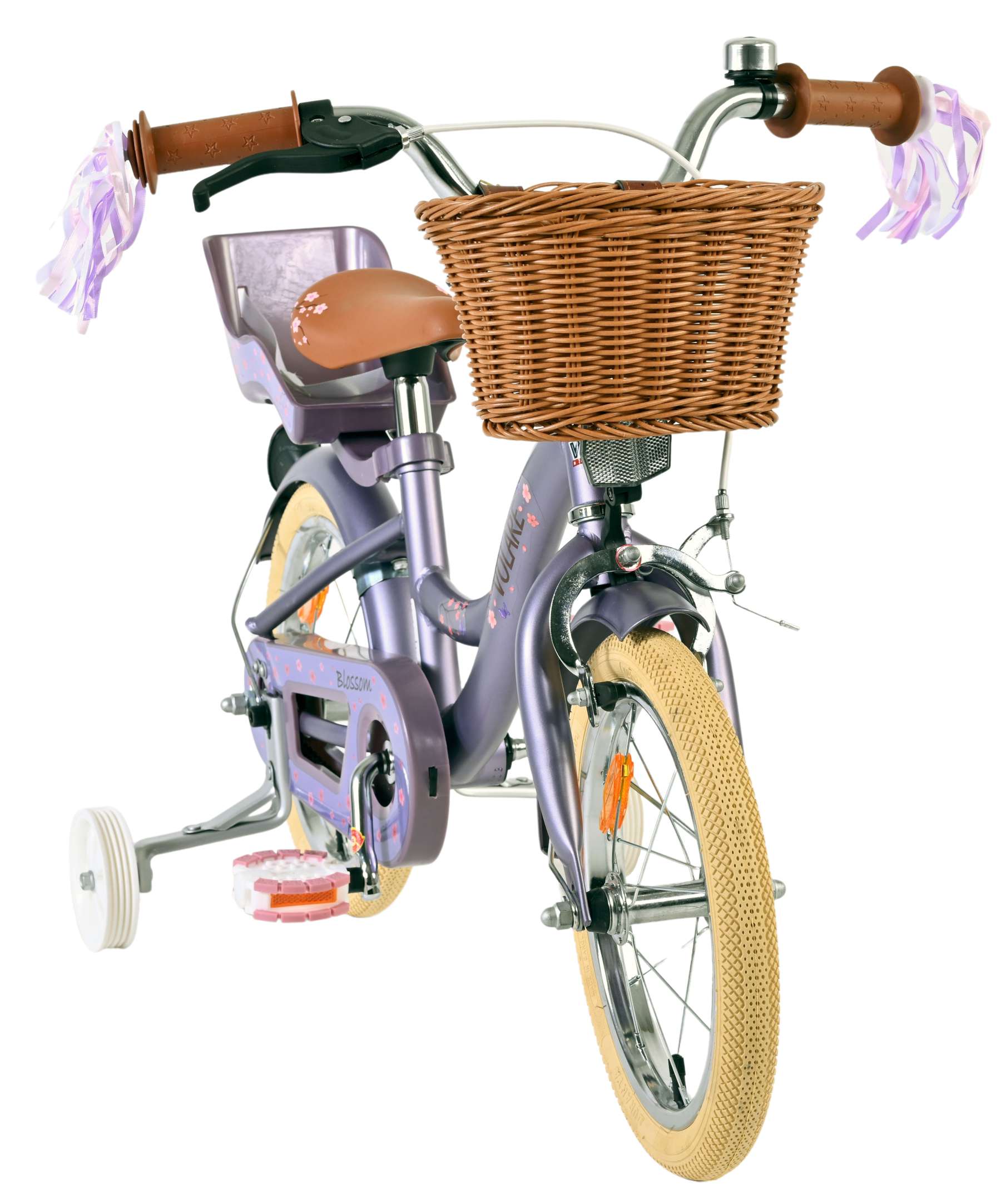 Volare Blossom Kinderfiets – Meisjes – 14 inch – Paars Volare Blossom Kinderfiets – Meisjes – 14 inch – Paars