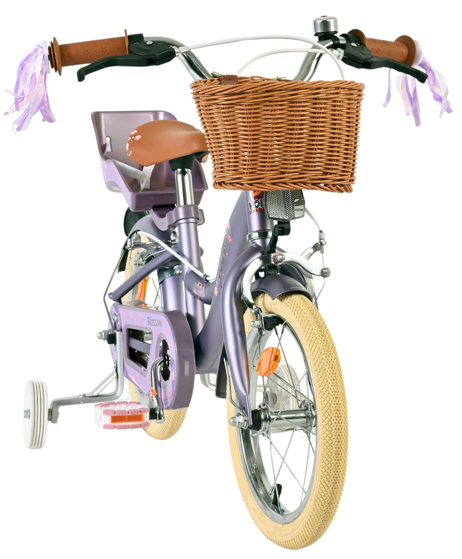 Volare Blossom Kinderfiets – Meisjes – 14 inch – Paars – Twee Handremmen Volare Blossom Kinderfiets – Meisjes – 14 inch – Paars – Twee Handremmen