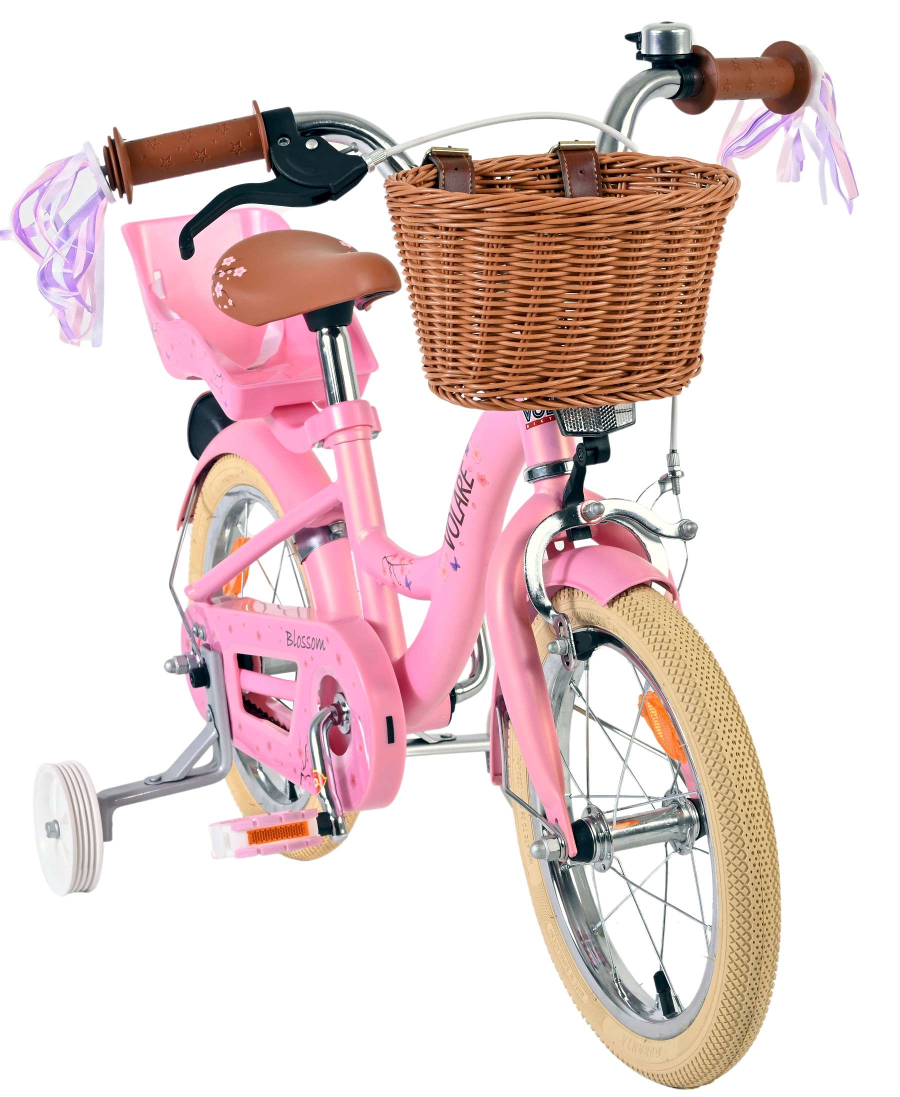 Volare Blossom Kinderfiets – Meisjes – 14 inch – Roze Volare Blossom Kinderfiets – Meisjes – 14 inch – Roze