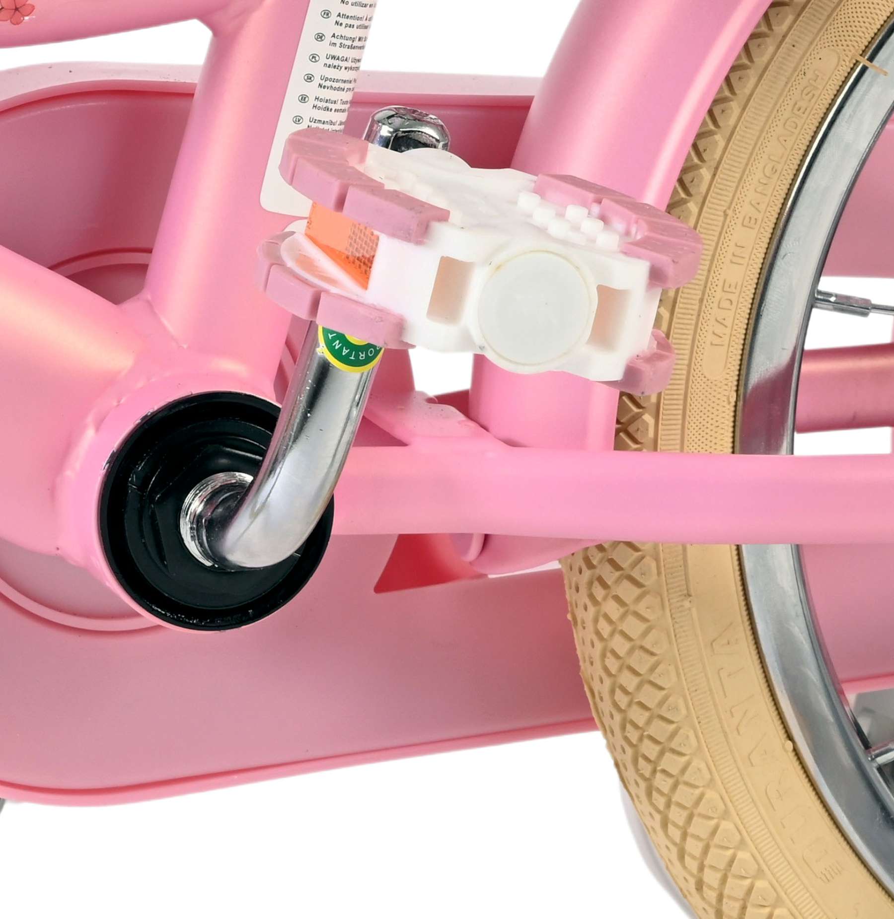 Volare Blossom Kinderfiets – Meisjes – 14 inch – Roze – Twee Handremmen Volare Blossom Kinderfiets – Meisjes – 14 inch – Roze – Twee Handremmen