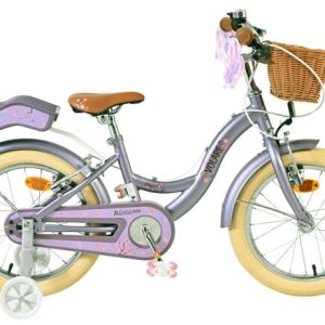 Volare Blossom Kinderfiets – Meisjes – 16 inch – Paars – Twee Handremmen