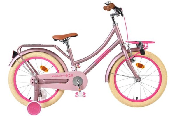 Volare Excellent Kinderfiets – Meisjes – 18 inch – Mat Roze