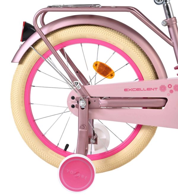 Volare Excellent Kinderfiets – Meisjes – 18 inch – Mat Roze