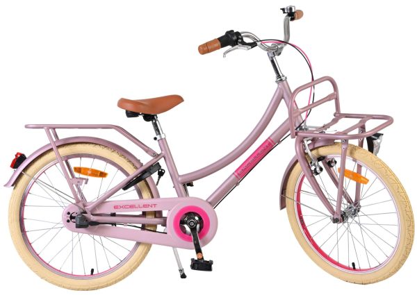 Volare Excellent Kinderfiets – Meisjes – 20 inch – Mat Roze – 3 versnellingen