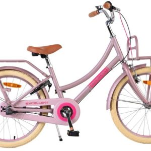 Volare Excellent Kinderfiets – Meisjes – 20 inch – Mat Roze – 3 versnellingen