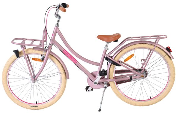 Volare Excellent Kinderfiets – Meisjes – 24 inch – Mat Roze – 3 Versnellingen