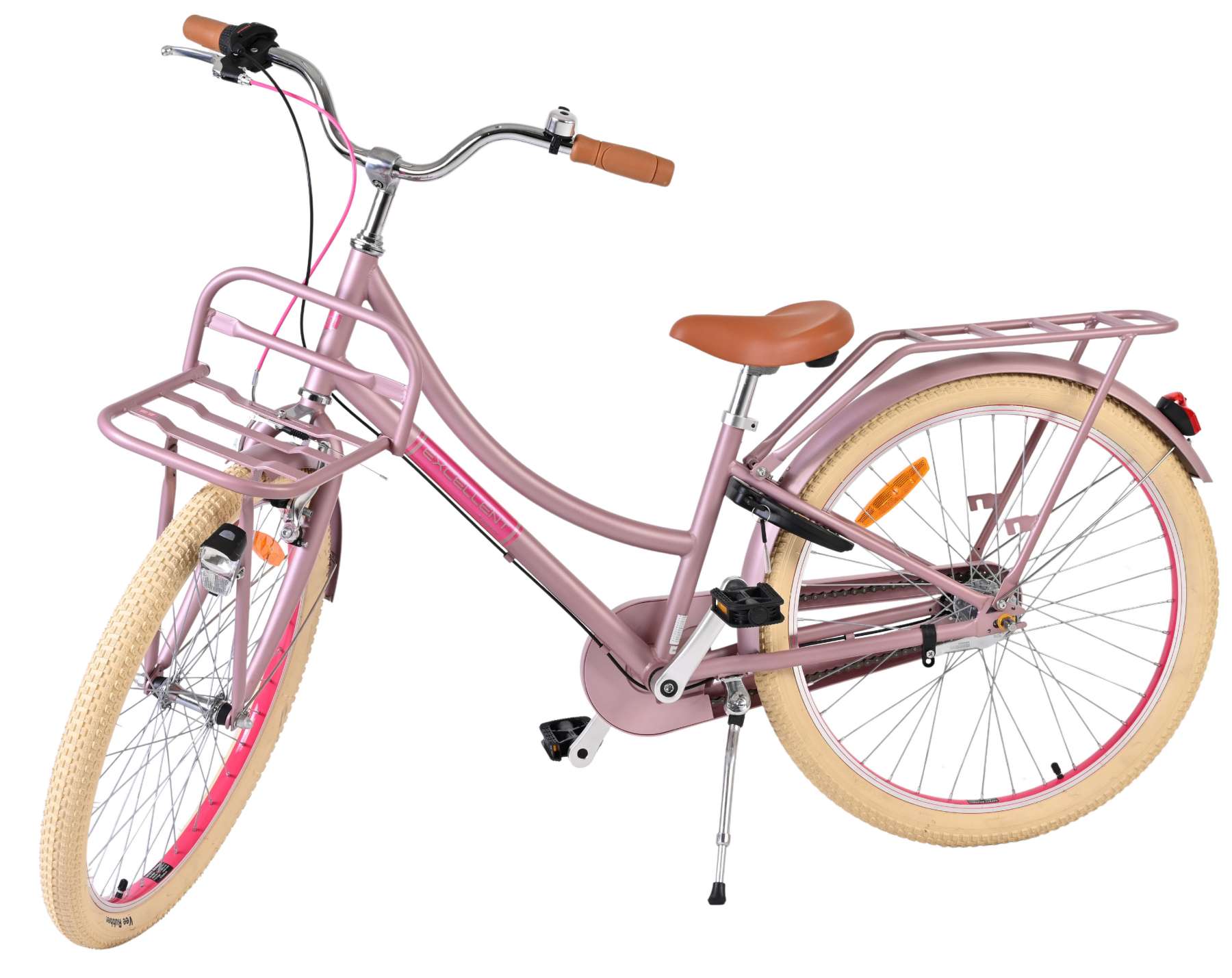 Volare Excellent Kinderfiets – Meisjes – 24 inch – Mat Roze – 3 Versnellingen Volare Excellent Kinderfiets – Meisjes – 24 inch – Mat Roze – 3 Versnellingen