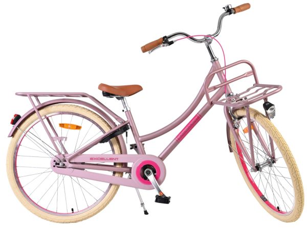 Volare Excellent Kinderfiets – Meisjes – 24 inch – Mat Roze