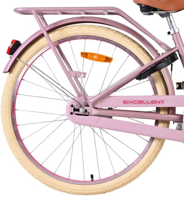 Volare Excellent Kinderfiets – Meisjes – 24 inch – Mat Roze