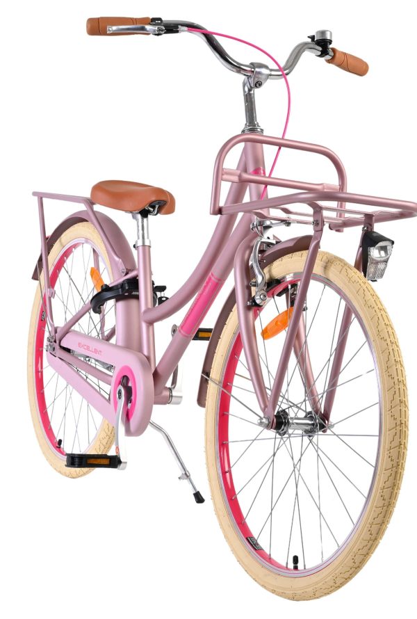 Volare Excellent Kinderfiets – Meisjes – 24 inch – Mat Roze