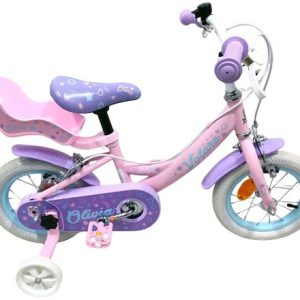 Volare Olivia Kinderfiets – Meisjes – 12 inch – Roze – Twee handremmen Volare Olivia Kinderfiets – Meisjes – 12 inch – Roze – Twee handremmen