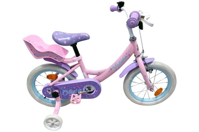 Volare Olivia Kinderfiets – Meisjes – 14 inch – Roze Volare Olivia Kinderfiets – Meisjes – 14 inch – Roze