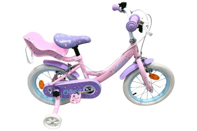 Volare Olivia Kinderfiets – Meisjes – 14 inch – Roze – Twee Handremmen Volare Olivia Kinderfiets – Meisjes – 14 inch – Roze – Twee Handremmen