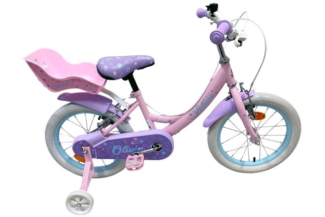 Volare Olivia Kinderfiets – Meisjes – 16 inch – Roze – Twee Handremmen Volare Olivia Kinderfiets – Meisjes – 16 inch – Roze – Twee Handremmen