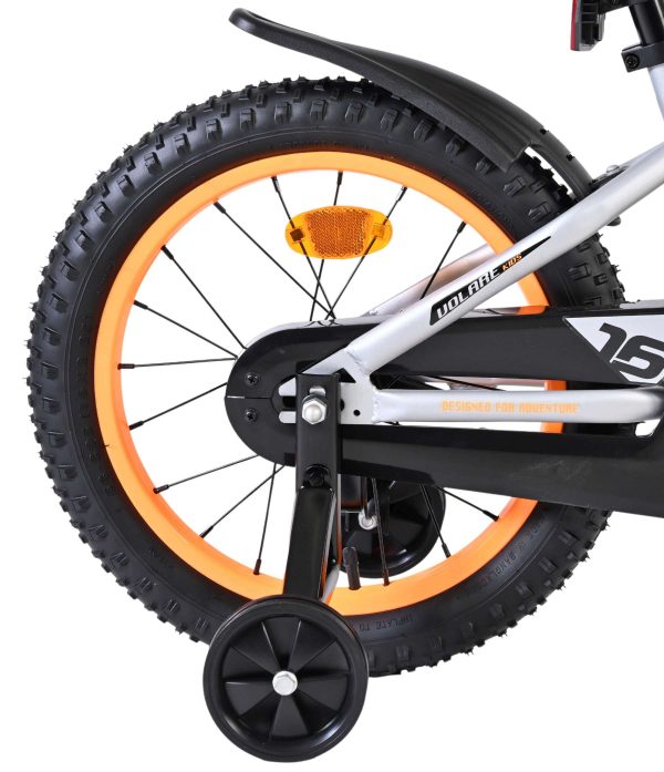 Volare Rocky Kinderfiets – Jongens – 16 inch – Grijs