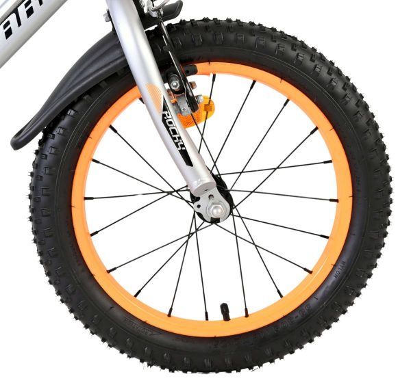 Volare Rocky Kinderfiets – Jongens – 16 inch – Grijs