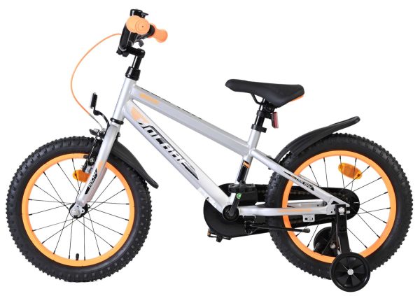 Volare Rocky Kinderfiets – Jongens – 16 inch – Grijs