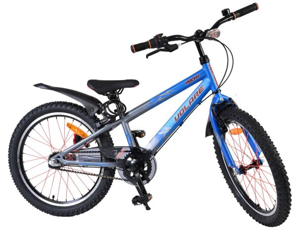 Volare Rocky Kinderfiets – 20 inch – 3 speed – Blauw/Grijs