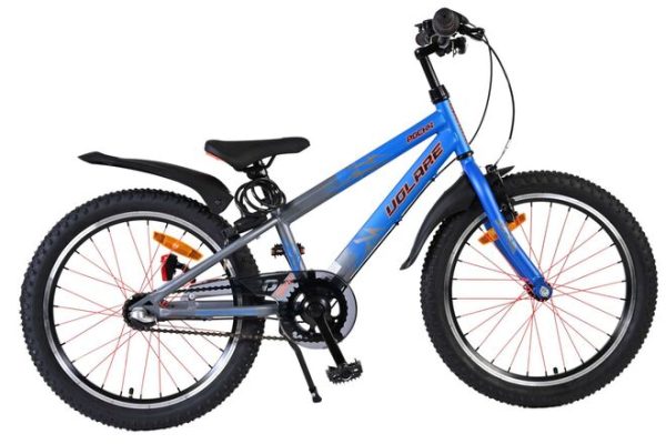 Volare Rocky Kinderfiets – 20 inch – 3 speed – Blauw/Grijs