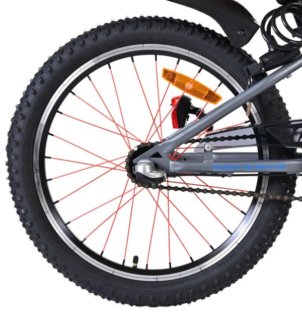 Volare Rocky Kinderfiets – 20 inch – 3 speed – Blauw/Grijs