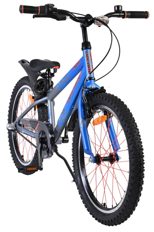 Volare Rocky Kinderfiets – 20 inch – 3 speed – Blauw/Grijs