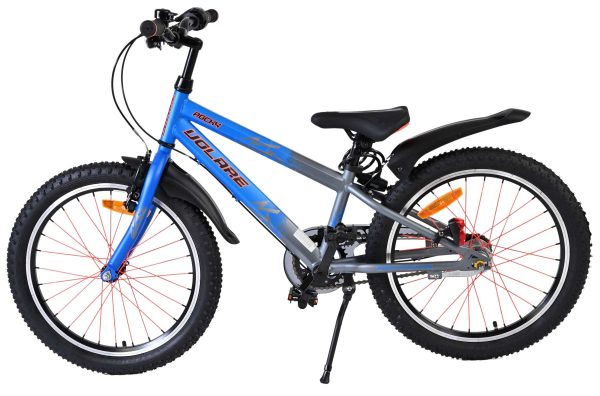 Volare Rocky Kinderfiets – 20 inch – 3 speed – Blauw/Grijs