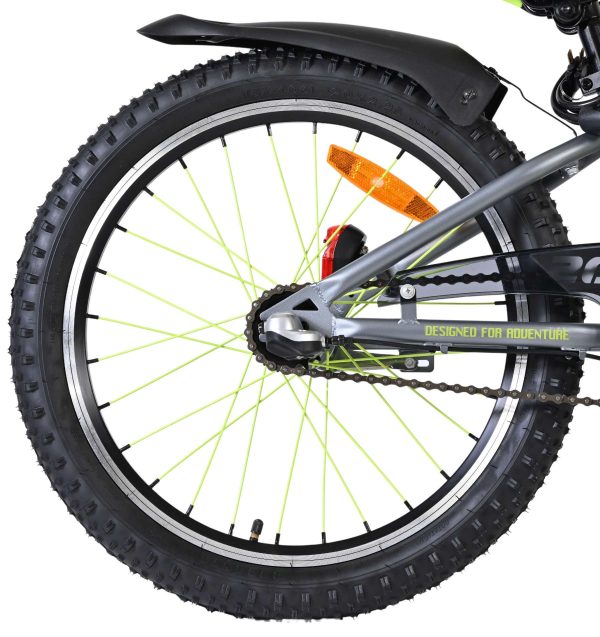Volare Rocky Kinderfiets – 20 inch – 3 speed – Groen/Grijs