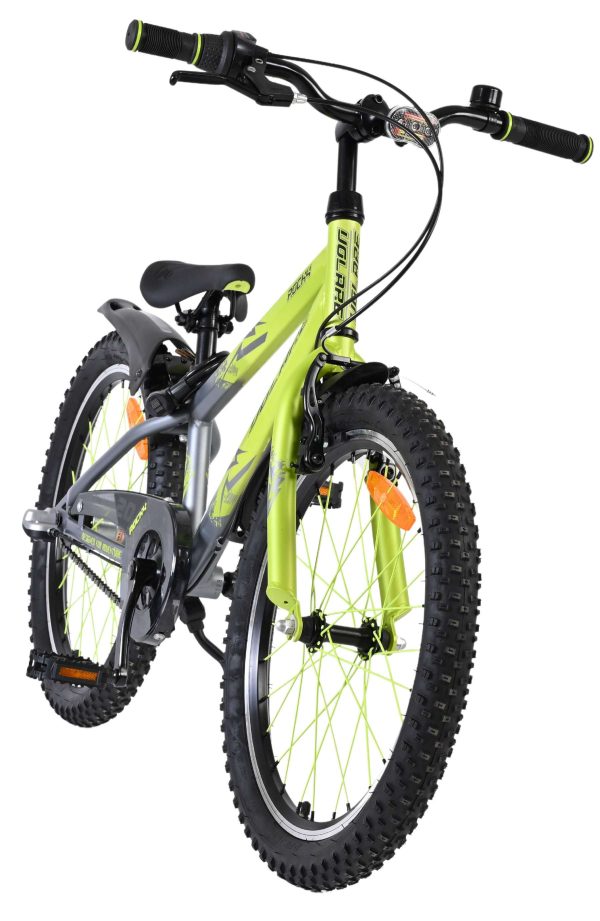 Volare Rocky Kinderfiets – 20 inch – 3 speed – Groen/Grijs