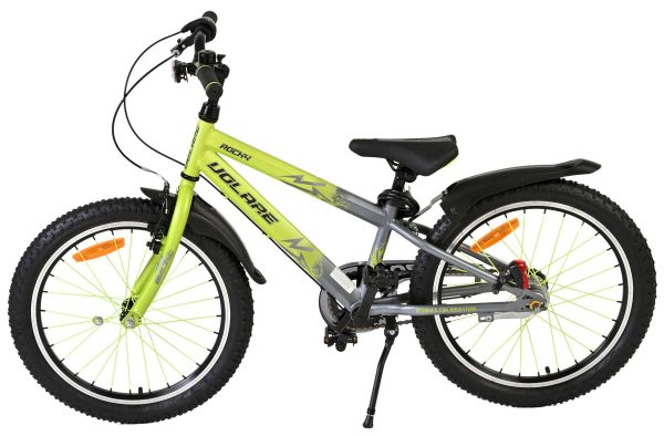 Volare Rocky Kinderfiets – 20 inch – 3 speed – Groen/Grijs