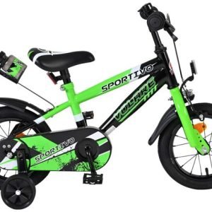 Volare Sportivo Kinderfiets – Jongens – 12 inch – Groen Zwart Volare Sportivo Kinderfiets – Jongens – 12 inch – Groen Zwart