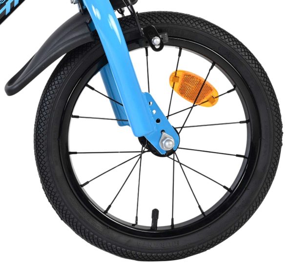 Volare Sportivo Kinderfiets – Jongens – 14 inch – Blauw Zwart