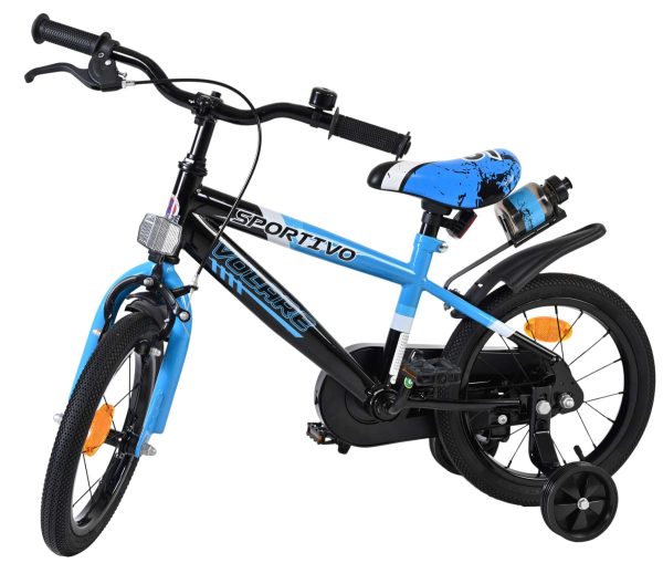 Volare Sportivo Kinderfiets – Jongens – 14 inch – Blauw Zwart