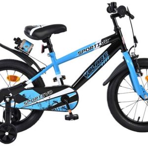 Volare Sportivo Kinderfiets – Jongens – 16 inch – Blauw Zwart