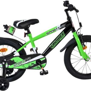 Volare Sportivo Kinderfiets – Jongens – 16 inch – Groen Zwart