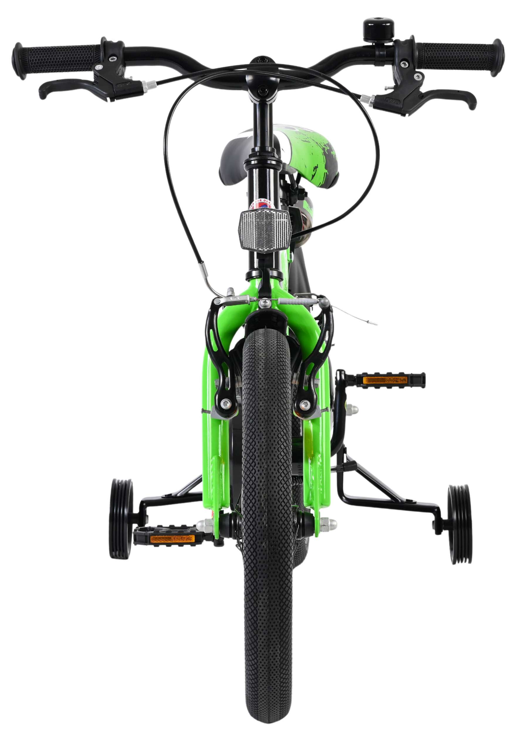 Volare Sportivo Kinderfiets – Jongens – 16 inch – Groen Zwart – Twee Handremmen Volare Sportivo Kinderfiets – Jongens – 16 inch – Groen Zwart – Twee Handremmen